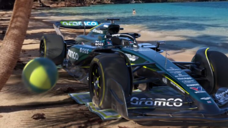 Aston Martin F1 on Holiday